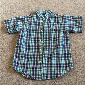 Kids Ralph Lauren Button Down Long Sleeve Shirt